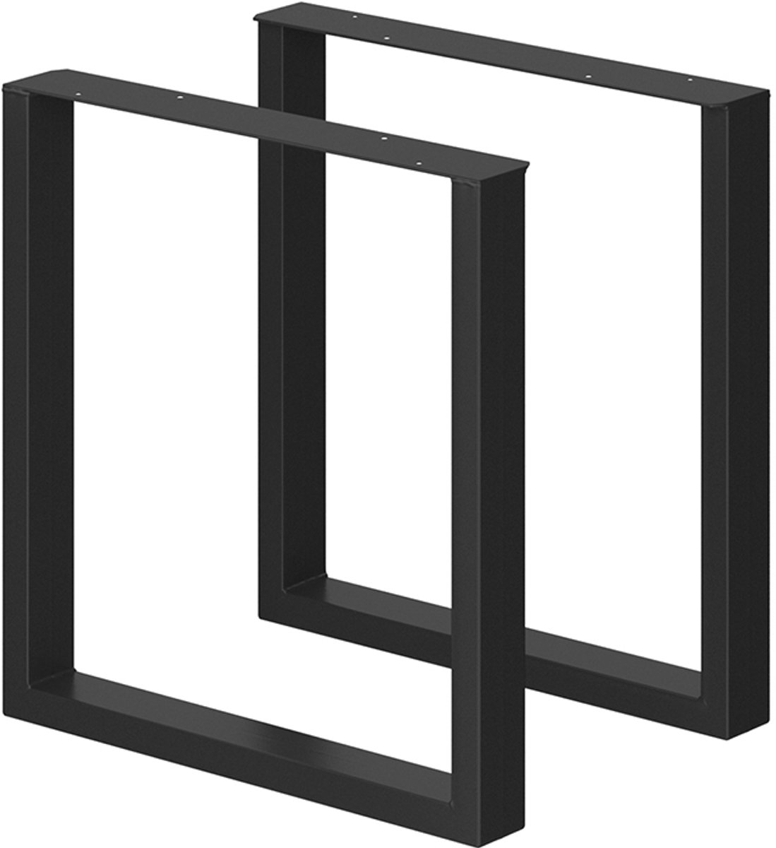 Vicco Tafelpoten – 70 x 72 cm Vierkant Zwart