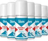 Odorex Extra Dry Anti-Transpirant Depper - 6x 50ml - Voordeelverpakking
