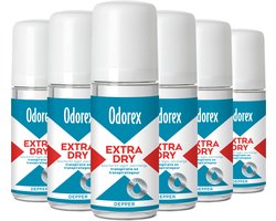 Odorex Extra Dry Anti-Transpirant Depper - 6x 50ml - Voordeelverpakking