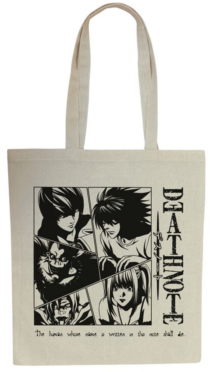 Death Note Personages Unisex Linnen tas - meerkleurig - Standard