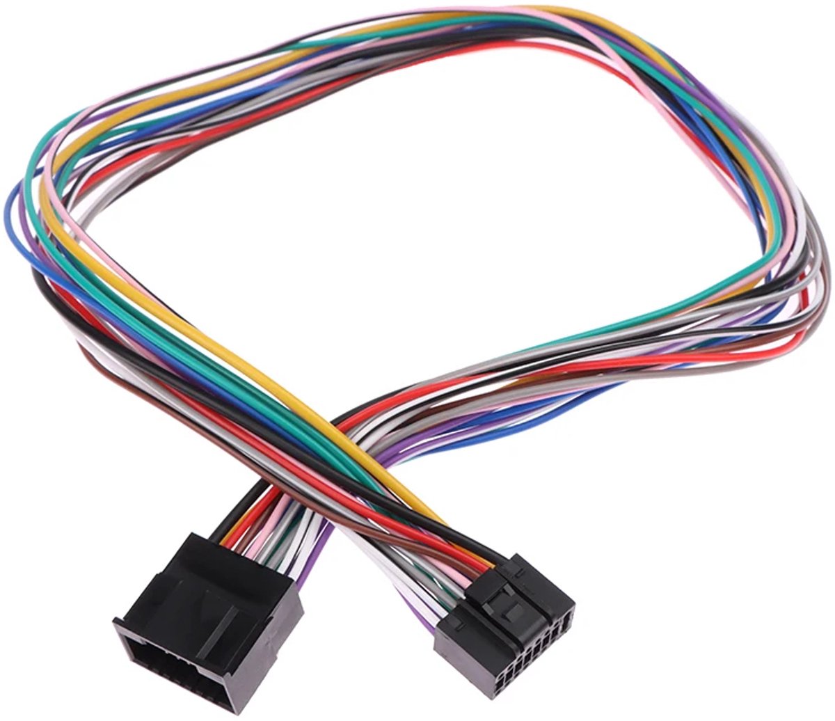 16-Pins Autoradio Verlengkabel | 60 CM | Plug & Play | Voor autoradio's