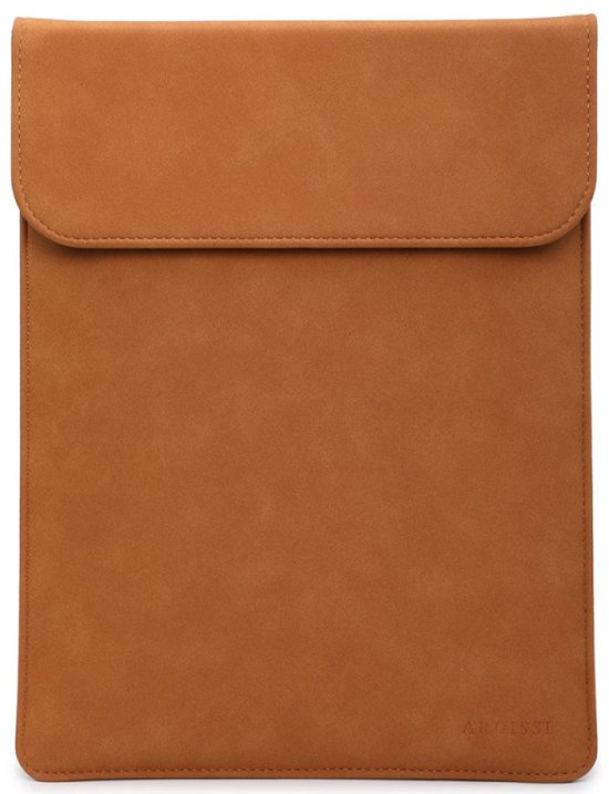 Laptophoes - Laptop sleeve 13.3 inch - Laptoptas geschikt voor Macbook, Laptop en met Magnetische Sluiting – Premium Kunstleer, Beschermende Binnenvoering, Slank en Licht Ontwerp​