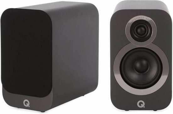 Q Acoustics 3010i - Compacte Boekenplank Luidsprekers - Grijs (per paar)