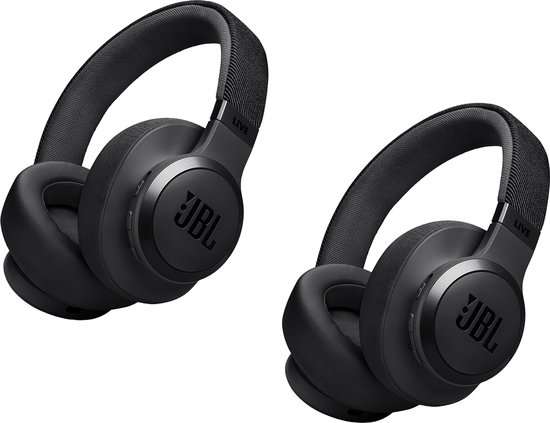 JBL Live 770NC Duopack - Wireless Over-Ear Noise-Cancelling koptelefoon - Zwart
