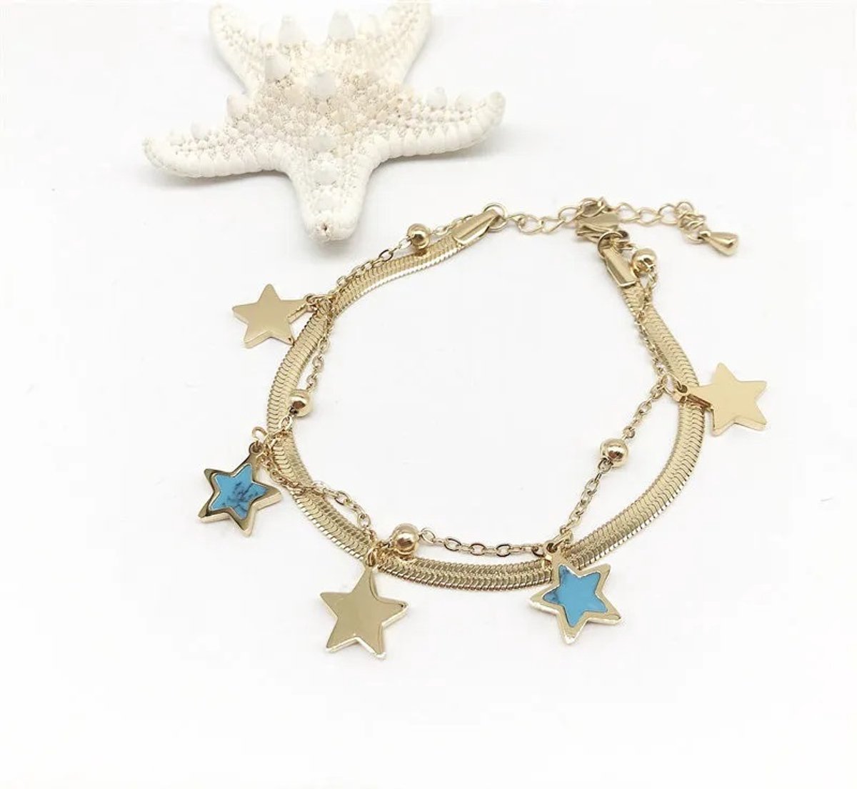 Armband Si Amor Sieraden BW4400-G Roestvrij Staal Kleur Goud