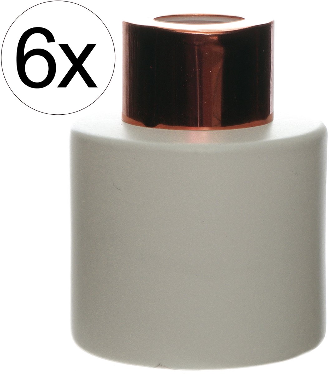 6 vaasjes 50ml voor geurstokjes geurverspreider Fragrance sticks