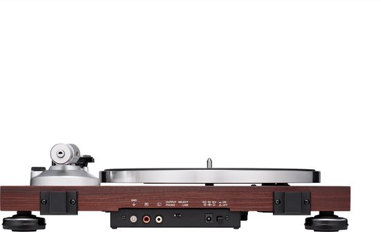Audio-Technica Handbediende Bluetooth Platenspeler met Riemaandrijving AT-LPW50BTRW - Palissanderhout - draaitafel — afbeelding 5
