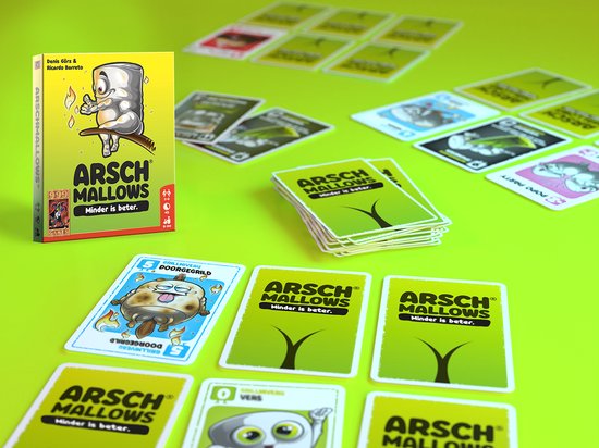 999 Games - Arschmallows - Humoristisch & snel kaartspel - Een Retegoed spel - Top partyspel voor spelletjesavonden