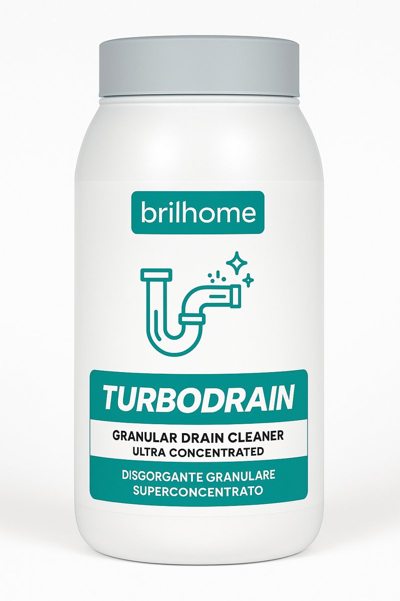 BRILHOME Turbodrain - Ultra korrelige afvoerreiniger