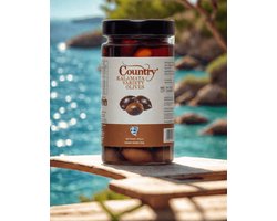 Country Kalamata Variety Olives in Extra Virgin Olive Oil 370g