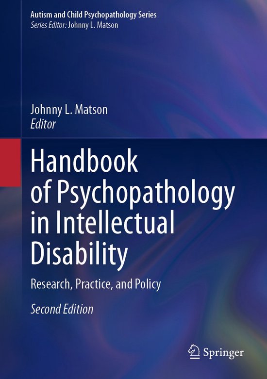 Autism and Child Psychopathology Series- Handbook of Psychop ... - cover
