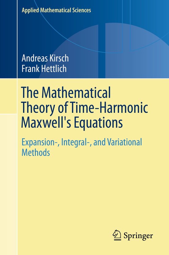 Mathematical Theory Of Time-Harmonic Max - cover