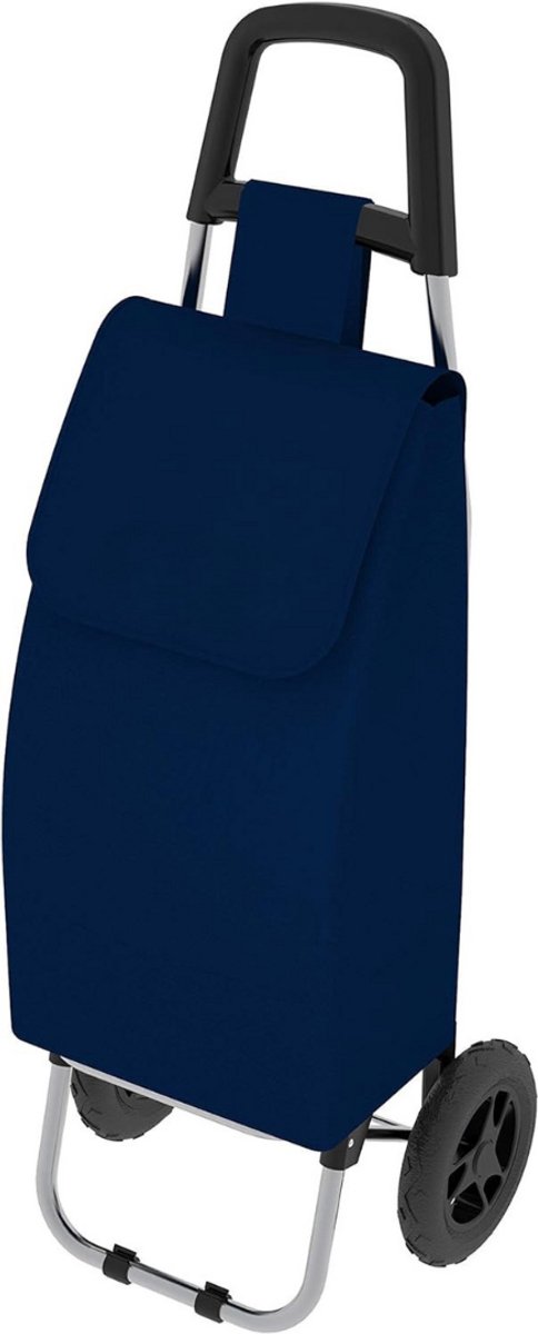 GTB® Winkeltrolley - Trolley - Boodschappentrolleys - Blauw - 15cm x 3cm x 36cm