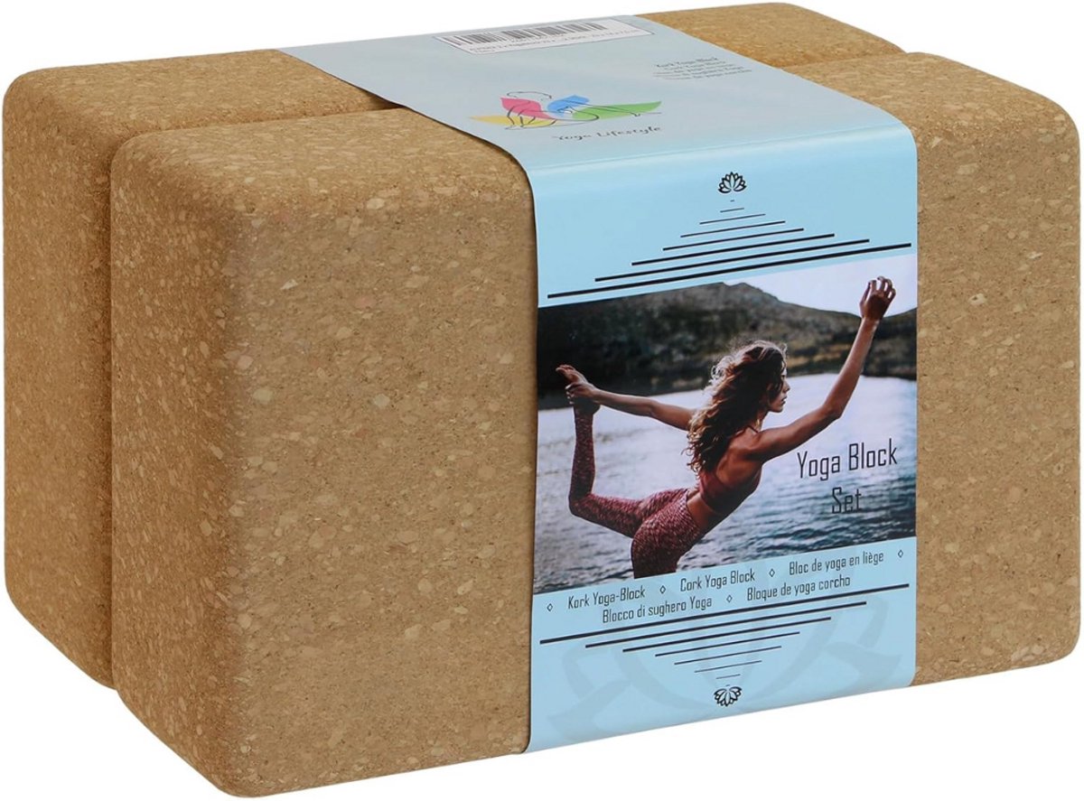 Zavira® Yogablok - Oefening - Foam - 14L x 23B x 7,5Dikte centimeter - Set van 2