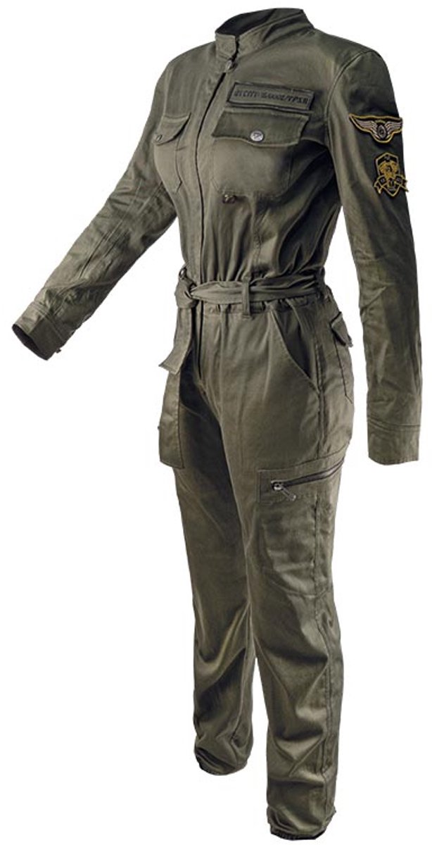 By City Black Hawk overall Groen XS-S Vrouw