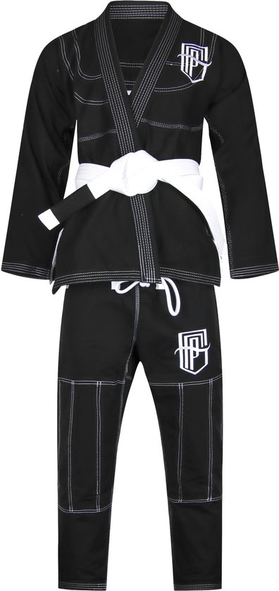 GI JJB ENFANT Taille M0 | Jiu-jitsu Brazilian | Kimono | BJJ | GI | Graplin | MMA | DES GAMINS | Arts martiaux | Noir | Barong | Arts martiaux