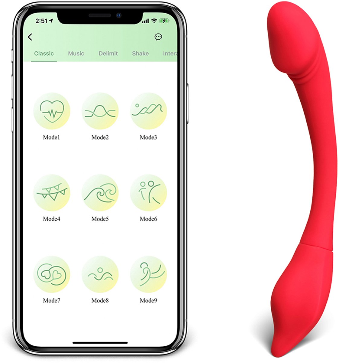 Elegante G-Spot Vibrator – App-gestuurd – Fluisterstil –11 vibratiestanden – Flexibel siliconen design – Luxe seksspeeltje voor vrouwelijk genot