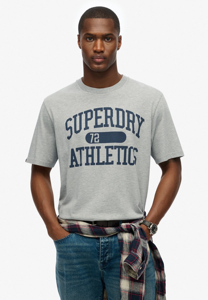Superdry Athletic Essential T-shirt Heren T-shirts Grijs