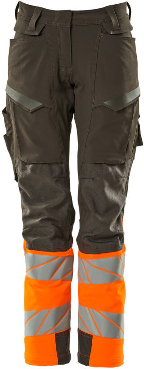 Mascot Accelerate Safe Broek met kniezakken 19178-511 - donkerantraciet/hi-vis oranje - C34 - 76