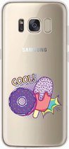 Samsung Galaxy S8 Plus Transparant siliconen hoesje (Cool)
