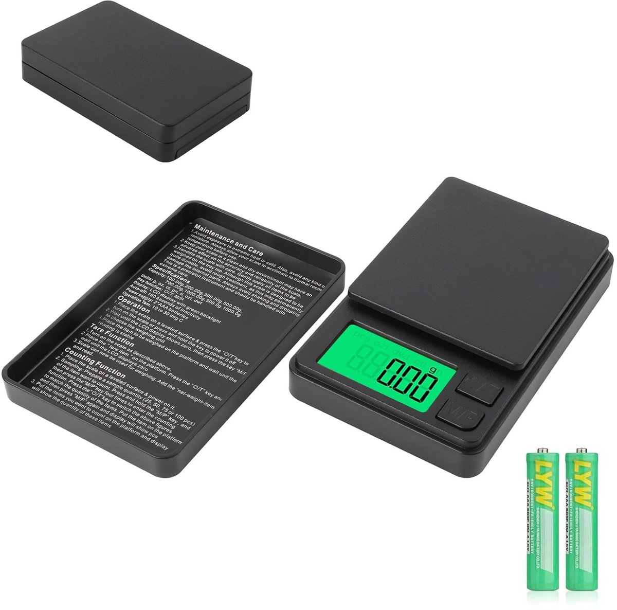 Multifunctionele Digitale Keukenweegschaal tot 1000 g met Tarrafunctie en LCD-Display