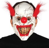 Halloween - Halloween masker horror clown met rood haar