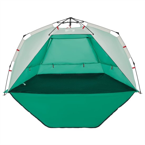 vidaXL - strandtent - 3-persoons - waterdicht - snelontgrendeling - zeegroen van Vidaxl — afbeelding 4