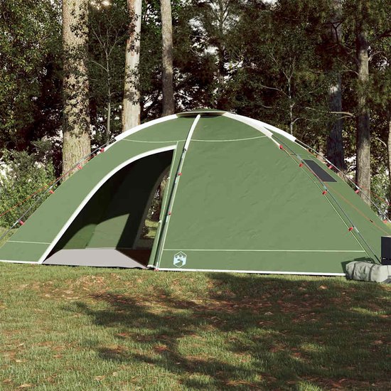 vidaXL Tent - 8-Persoons - Waterdicht - Groen Kampeerten - Tent - Campingtent - Watersdichte Tent - Tent Voor 8 Personen van Vidaxl — afbeelding 3