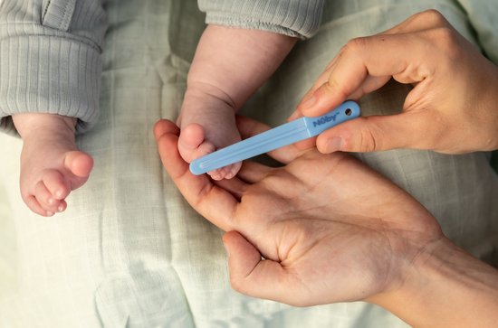 Nûby - Manicureset voor baby's - Nagelverzorgingsset - Blauw - 0m+ van Nûby — afbeelding 4
