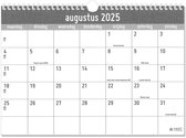 MGPcards - 18 Maanden planner 2025-2026 - Maandplanner - Maand kalender - juli 2025 t/m december 2026 - 27 x 24,5 cm