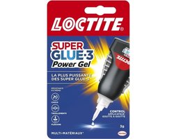 Cyanocrylaatlijmen - LOCTITE - SUPERGLUE-3P - Power Gel Control - Tube 3g
