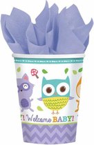 Geboorte Bekers Welcome Baby Karton 266ml 8st