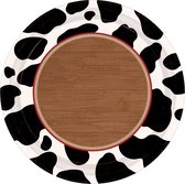 Amscan Feestborden Western 27 Cm 8 Stuks