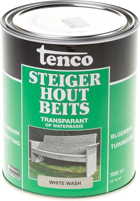 Tenco steigerhoutbeits white wash - 1 liter | bol.com