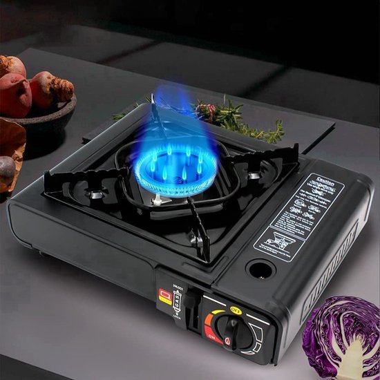 Soroh® - Draagbare Gasfornuis - Camping Kookstel - Inclusief 12 Gasflessen - Gas Stove - Gasfornuis - Kooktoestel - Outdoor van Soroh — afbeelding 3