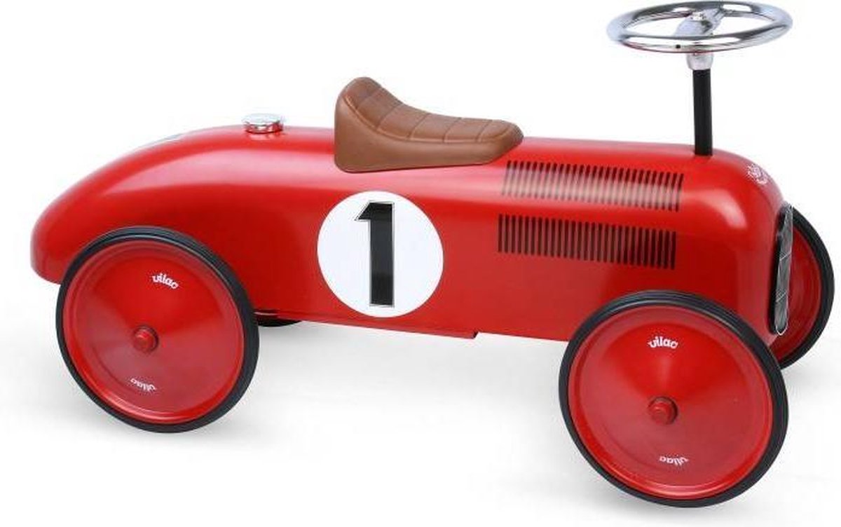 Vilac Vilac Vintage Loopwagen Rood Metaal