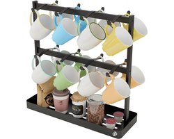 Mokkenhouder - Mokkenrek Staand - Kopjes Rek - Bekerrek