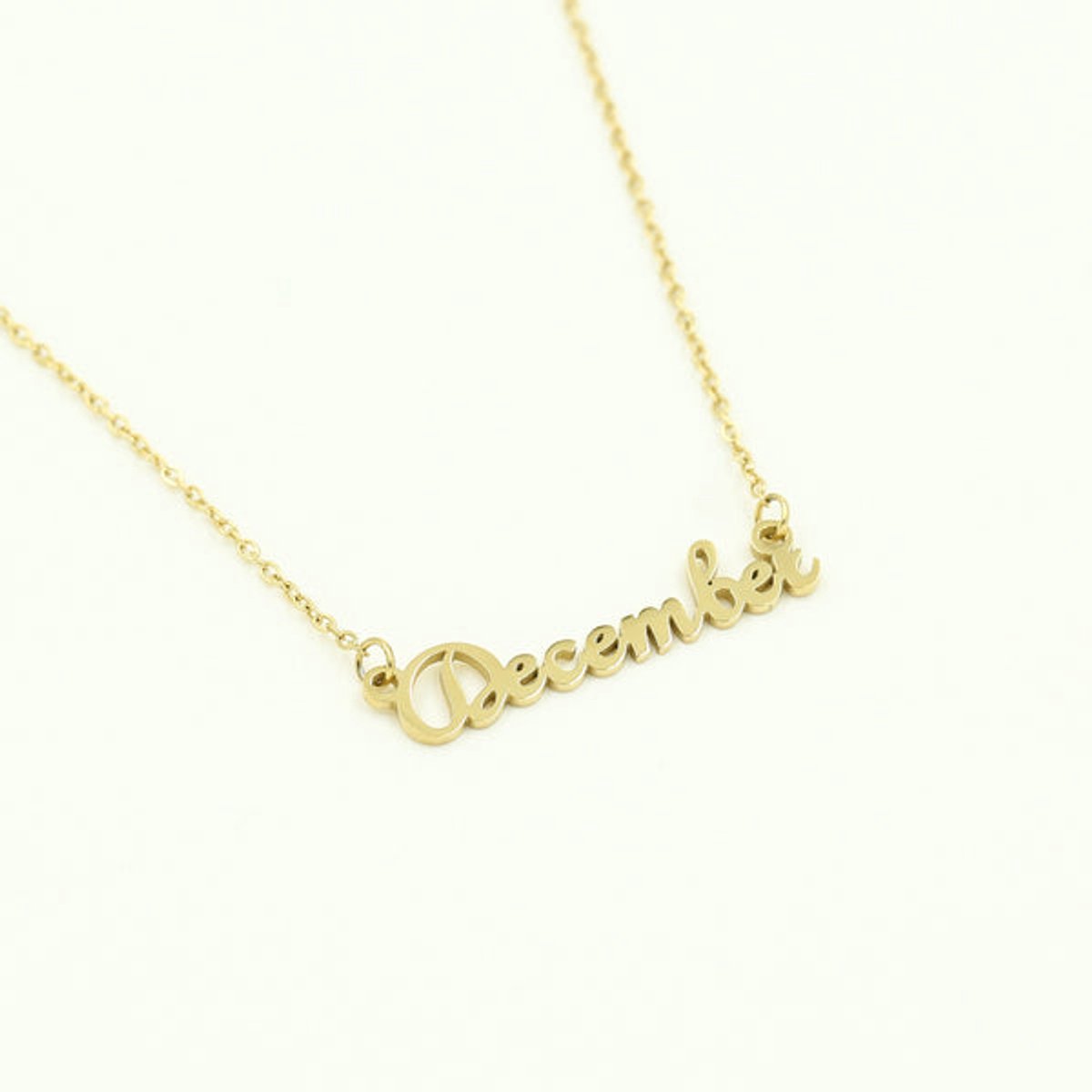 Ketting-maand december goud