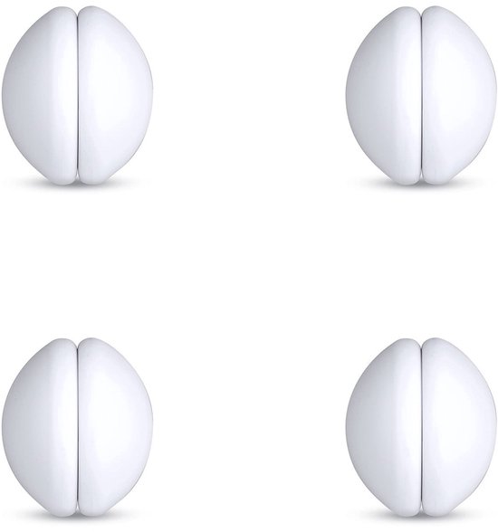 Imtrub 10 stuks tafelkleedgewichten, rond, magnetisch douchegordijn, gewichten, sterke magneten, waterdicht, voor gordijnen, tafelkleed, voor familie, feest, camping, bruiloft, tuin, picknick