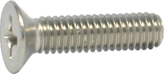 Vis à Tête Plate Phillips Inox M4-0.7 - Longueur Et Quantité Au Choix - Acier Inox A2-70 - Neuf