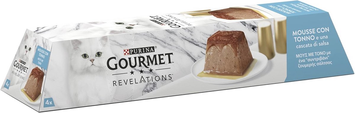 Kattenvoer met Tonijn in Mousse - 24 Stuks van 57g