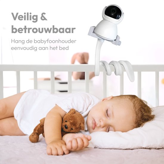 VIKOBESS Babyfoonhouder, 175 cm, in hoogte verstelbare babycamerahouder, standaard, compatibel met Philips Avent, Momcozy, ieGeek, GHB, HelloBaby, BOIFUN en andere babymonitor met 1/4 inch