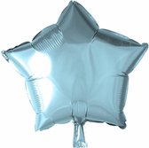 Helium Ballon Ster Lichtblauw 46cm leeg