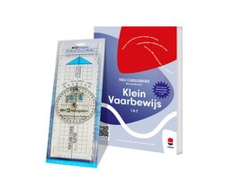 Cursusboek Klein Vaarbewijs 1 en 2 met 800 Oefenvragen 2025 - Met Koersplotter (Portland Course Plotter)