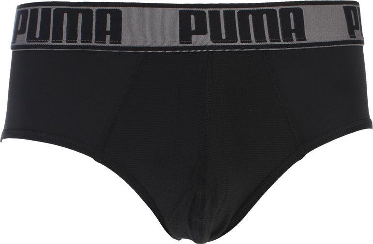 Puma Heren 2pack Active Style Sport Slips Grijs L