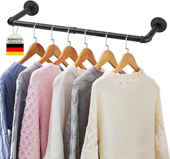 Garderobestang met schuine wand, kledingroede for Garderobestang met schuine wand, kledingroede for