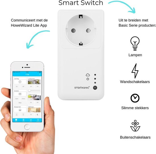 Bol Com Smartwares Smarthome Basic Serie Smart Switch Sh5 Gw T Controller