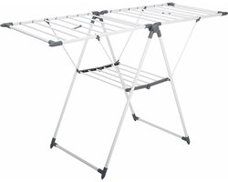 Five Wasrek/droogrek - metaal - 150 x 61x 96 cm - staand/inklapbaar