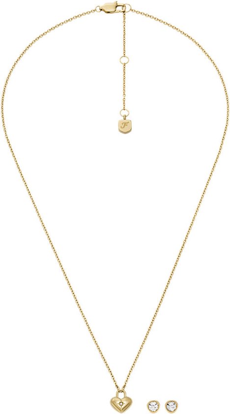 Coffret cadeau de Bijoux pour femme Fossil - Couleur or