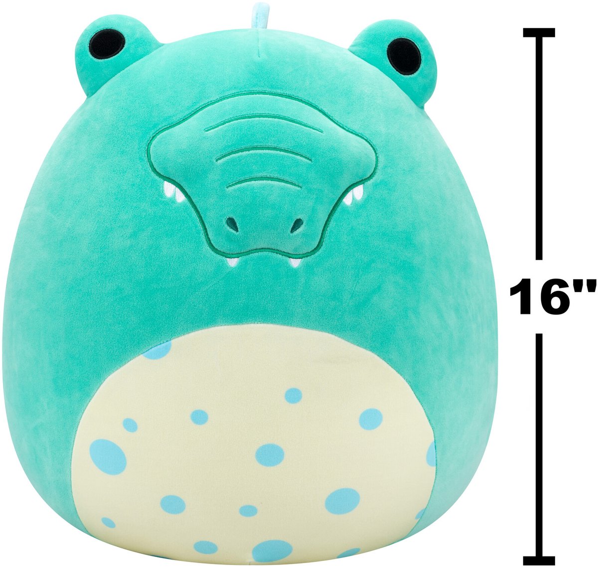 Squishmallows - Tortuga - Teal Alligator W/Spotted Belly - 40cm pluche — afbeelding 3